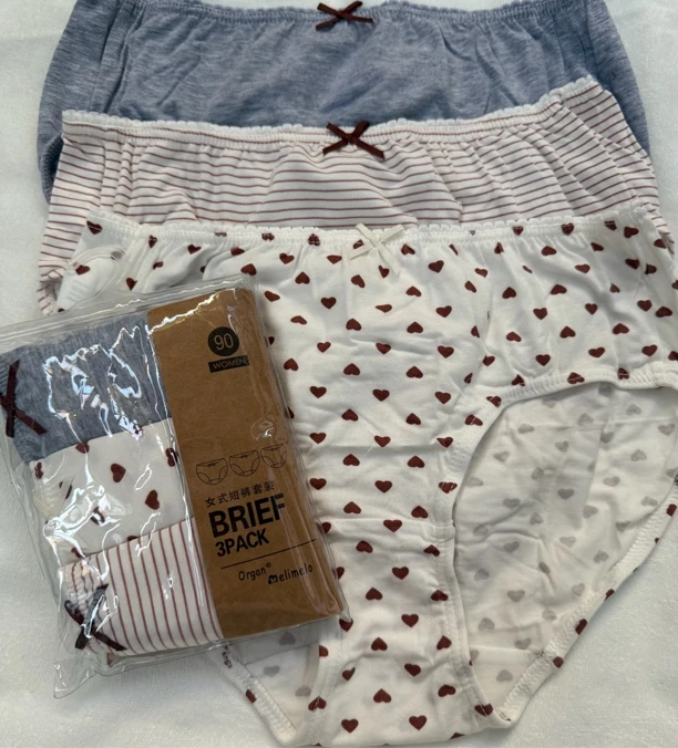韩国出口女士纯棉中腰短裤
