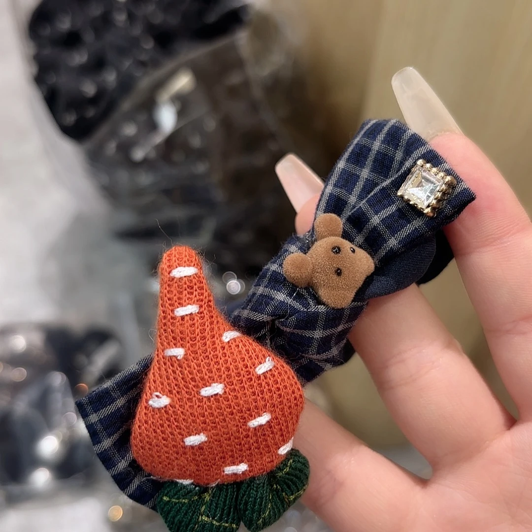 皮质铁合金发饰发夹