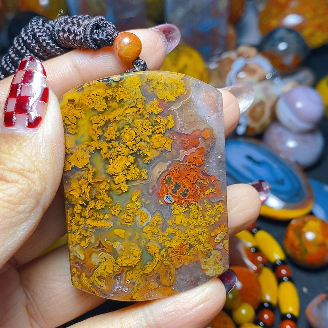 玛瑙/玉髓未镶嵌颈饰