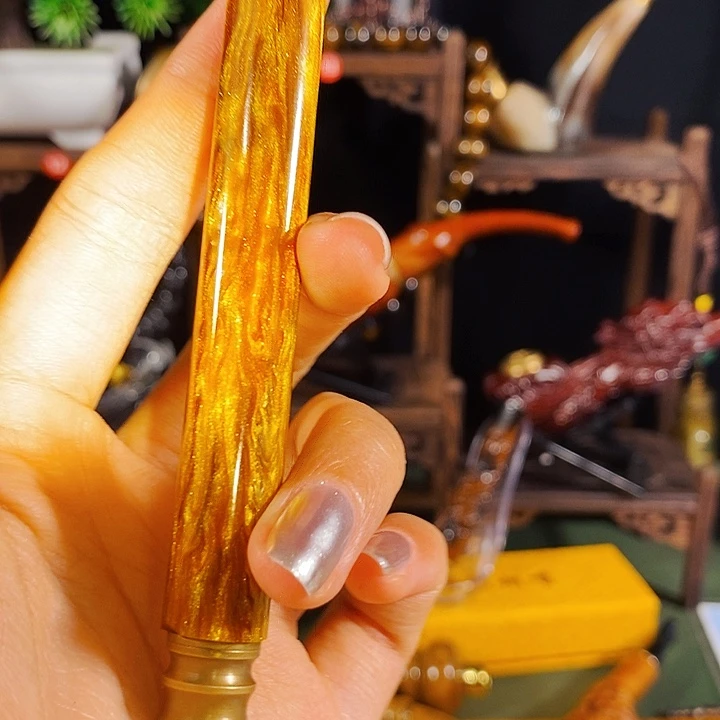 高端定制金丝楠烟嘴