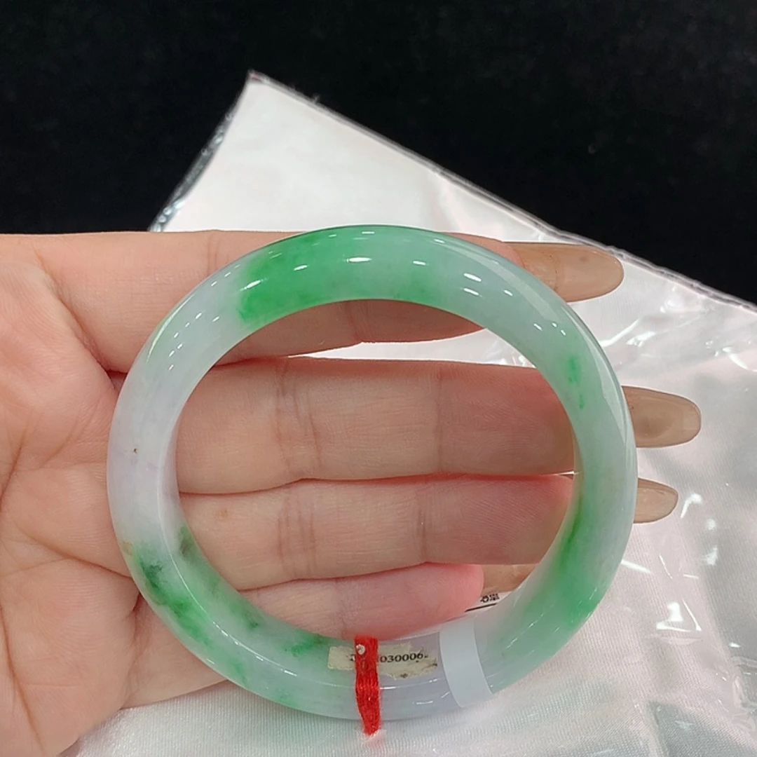 【闪购商品】翡翠手镯未镶嵌54.8，54/55
