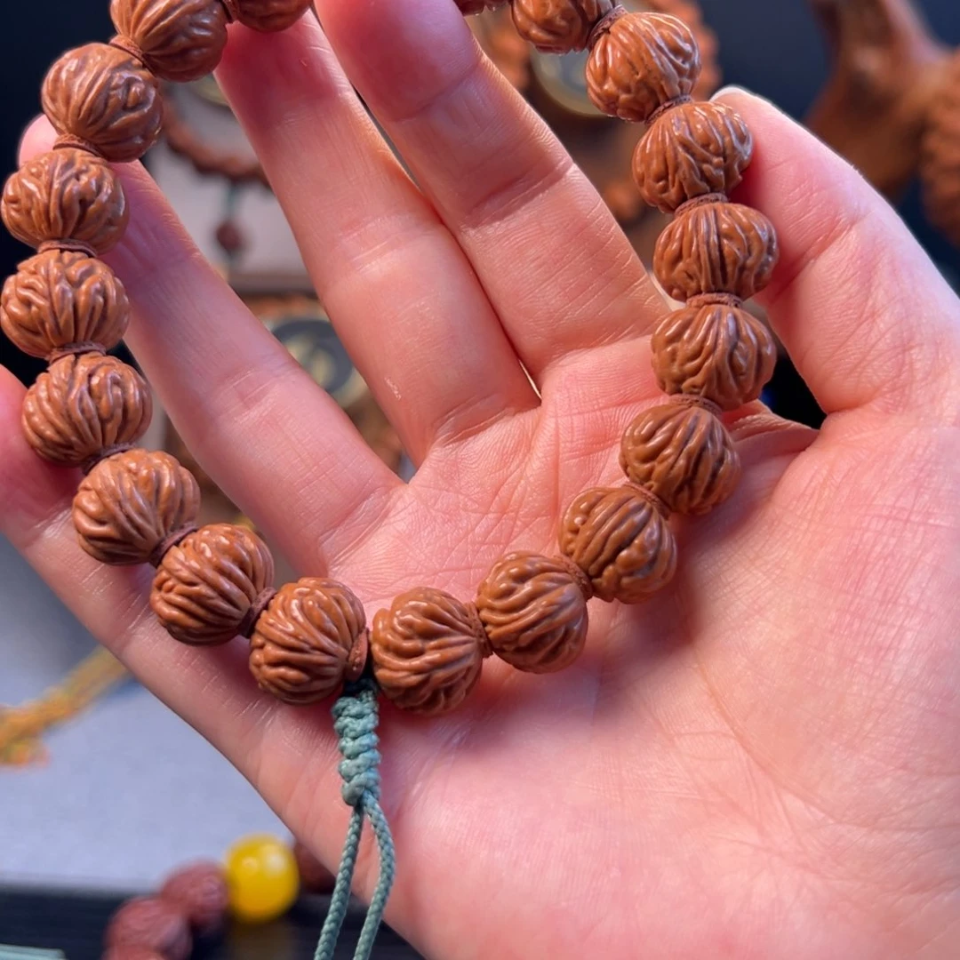 【闪购商品】桃核手串凡***尘14野生金蟾