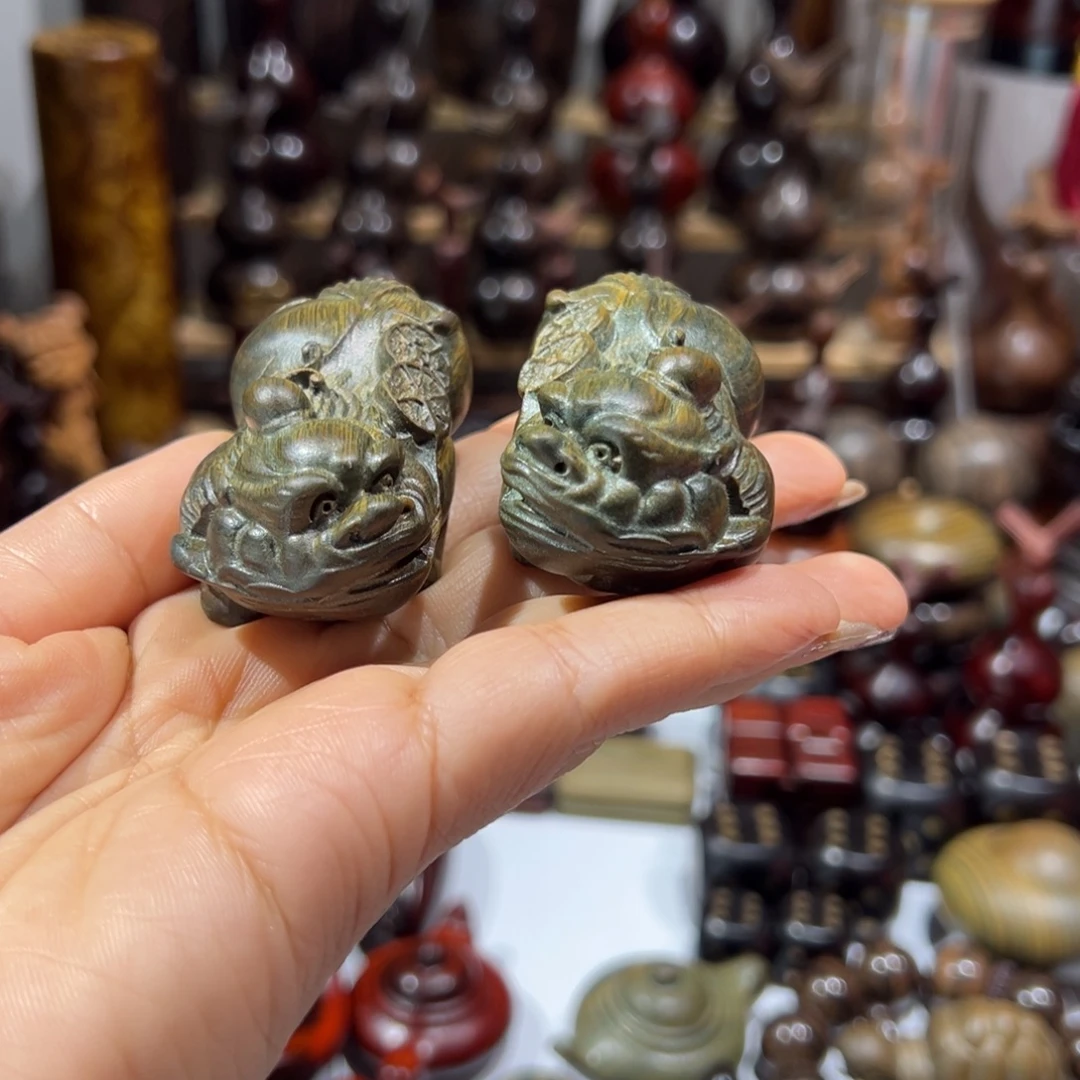 香榧木绿檀绿檀貔貅