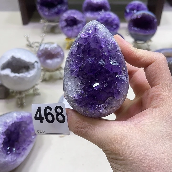 紫晶摆件未镶嵌摆件468