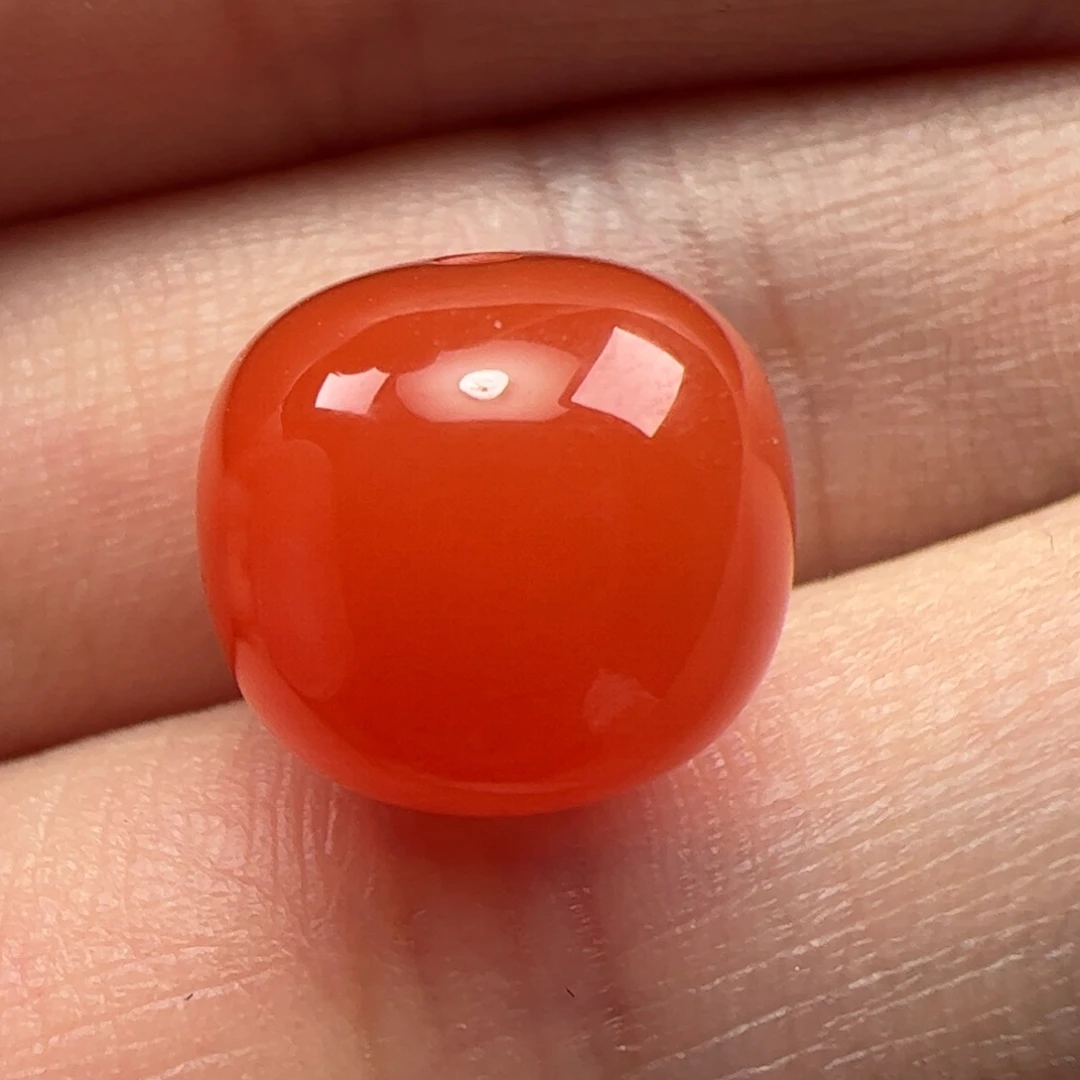 南红玛瑙老型10mm未镶嵌?**子
