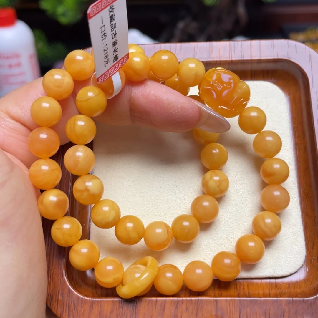 蜜蜡手链未镶嵌手串