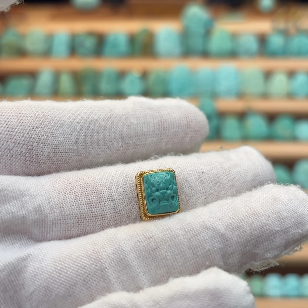 绿松石未镶嵌配饰