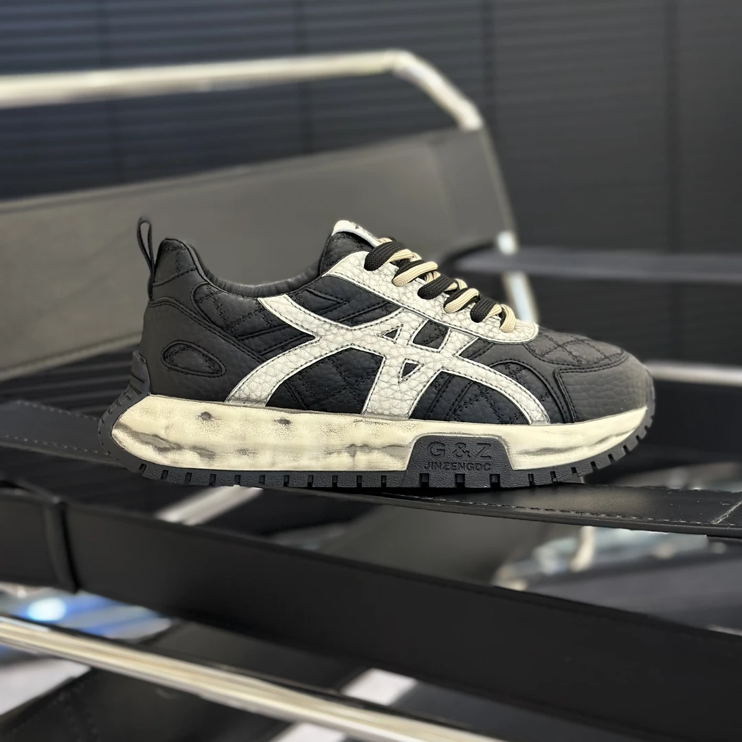 男士复古阿甘鞋2026春夏男厚底增高运动休闲鞋软底舒适百搭潮鞋子