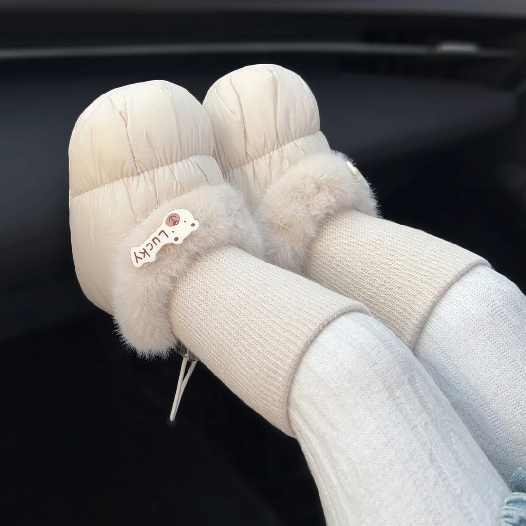 婴儿鞋1岁初生宝宝0-3-6到12个月软底学步防掉脚冬季加绒保暖棉鞋