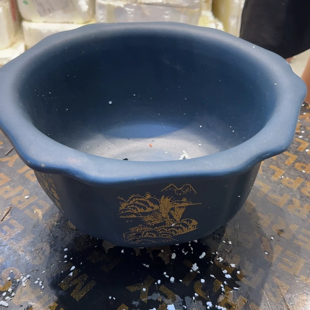 紫砂花盆口径27.15口径