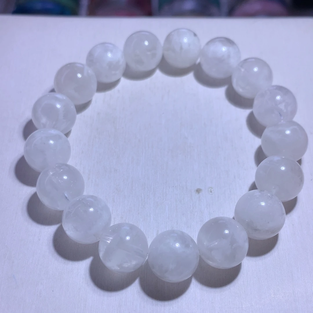 手串银S925镶嵌水晶雪花幽灵12.8m