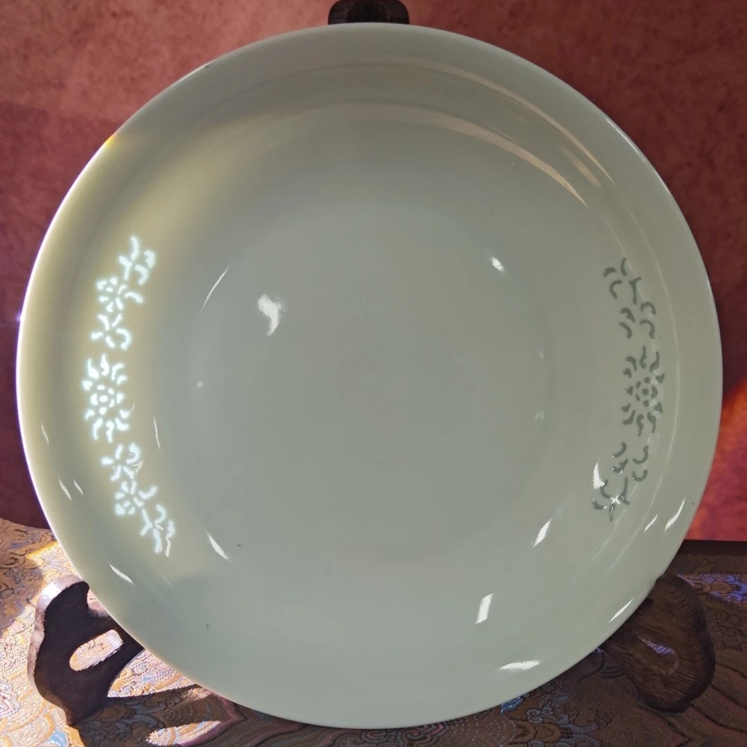 【景德镇】高温陶瓷，影青玲珑盘