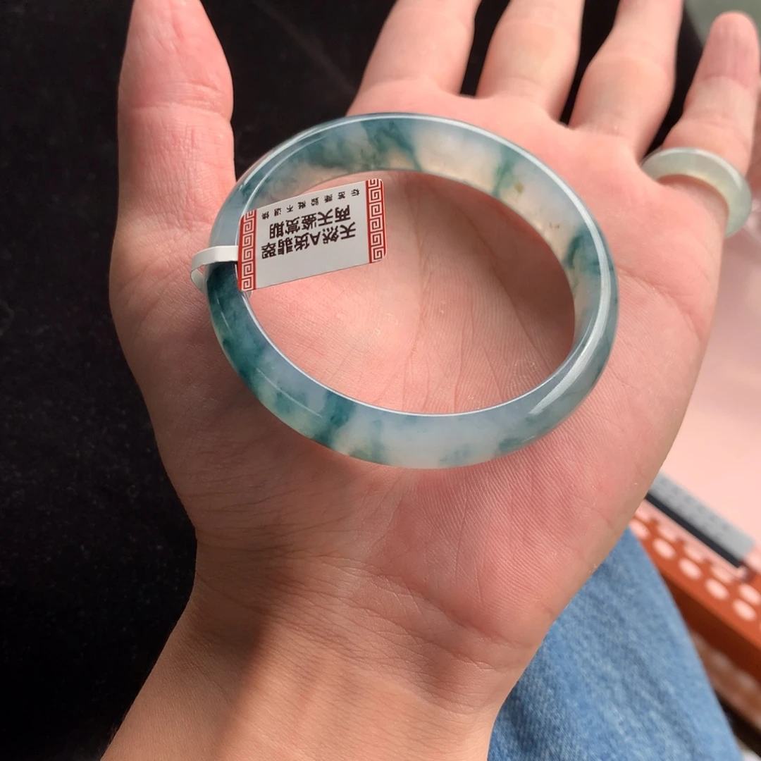 翡翠未镶嵌手镯17号57.5