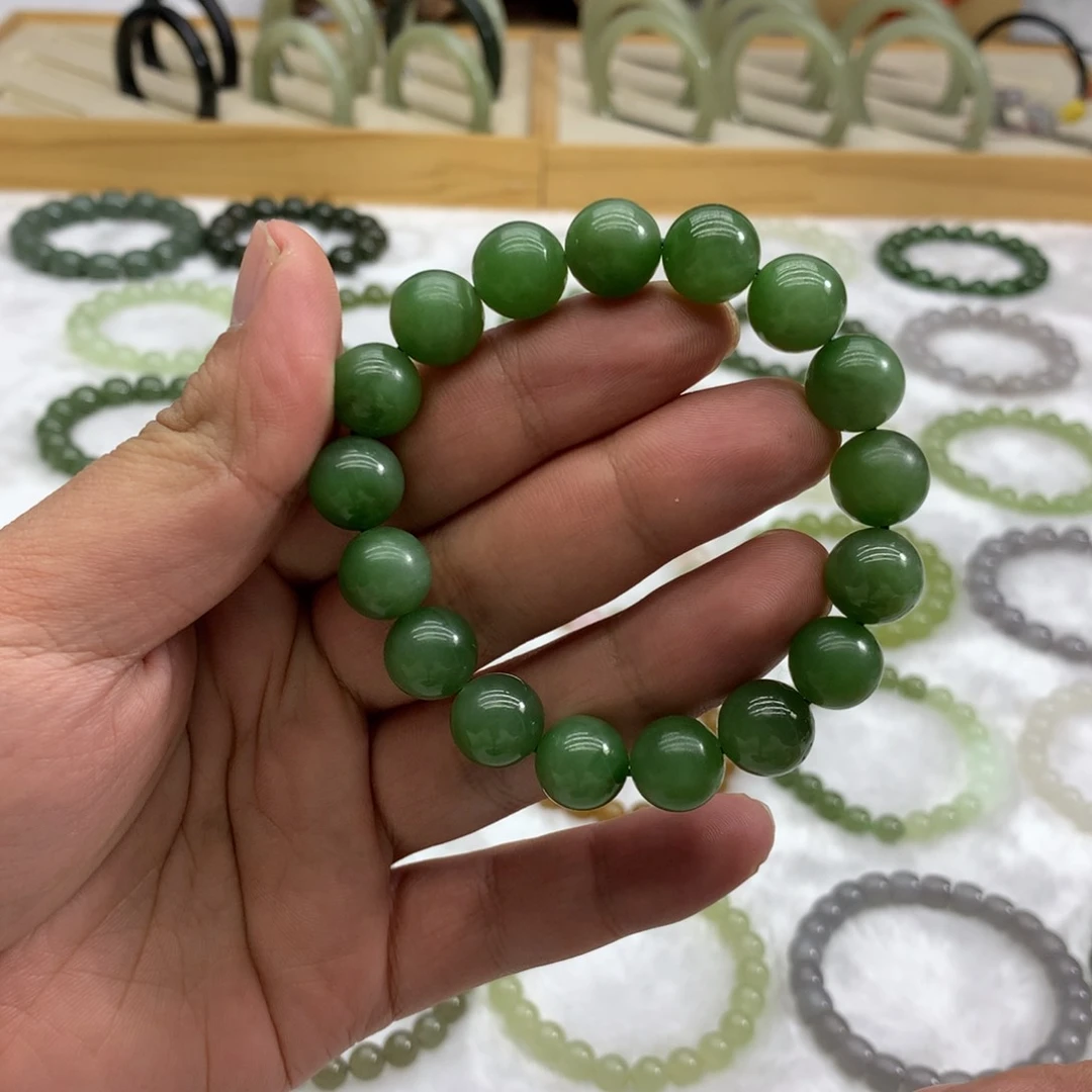 未镶嵌手串和田玉（碧玉12）