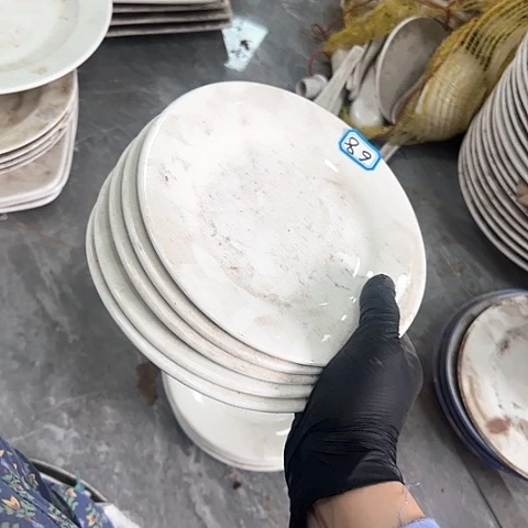 瓷片5个国营厂库存18厘米68