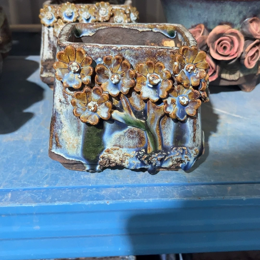 微瑕5 号陶然花器手工花盆