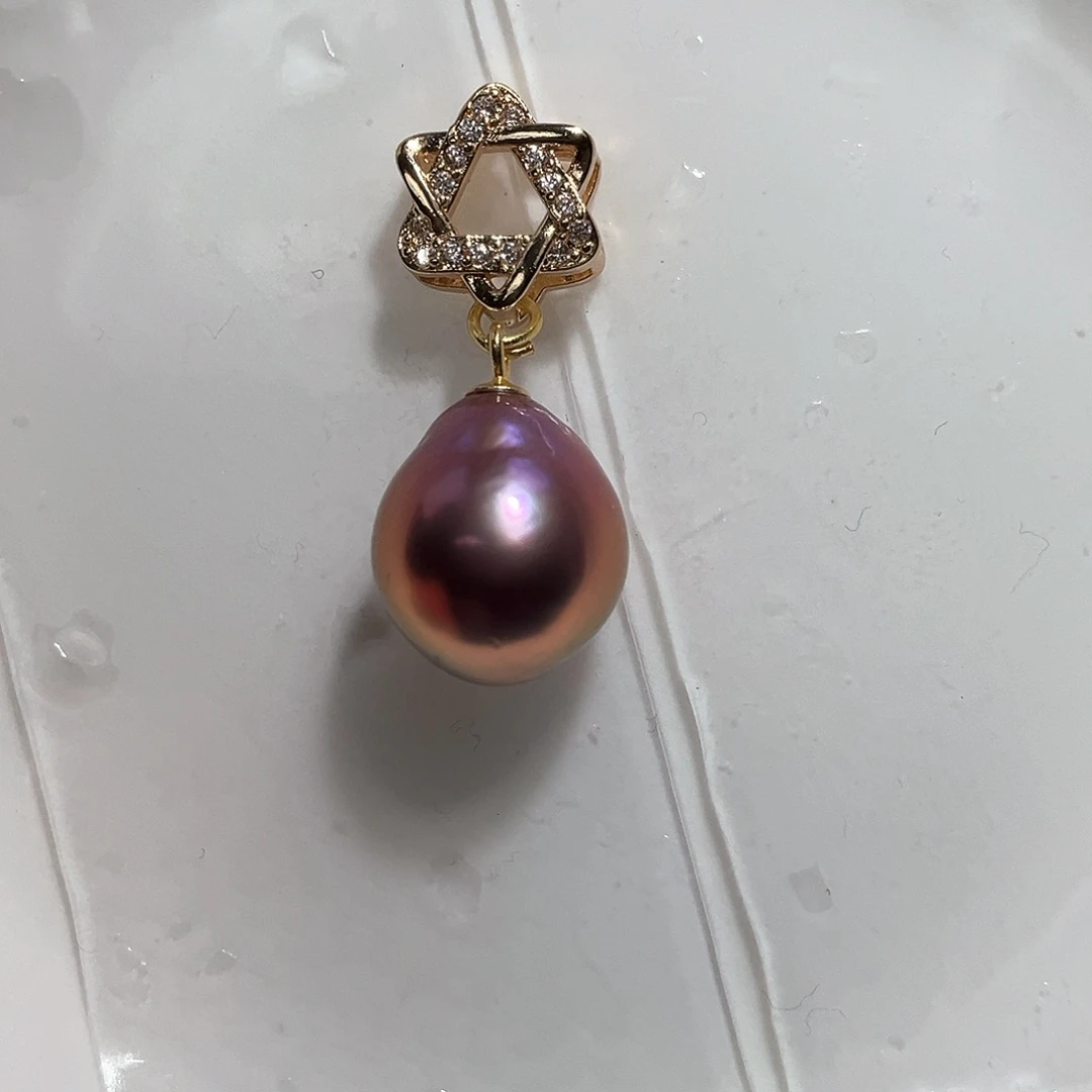 淡水珍珠颈饰银S925镶嵌