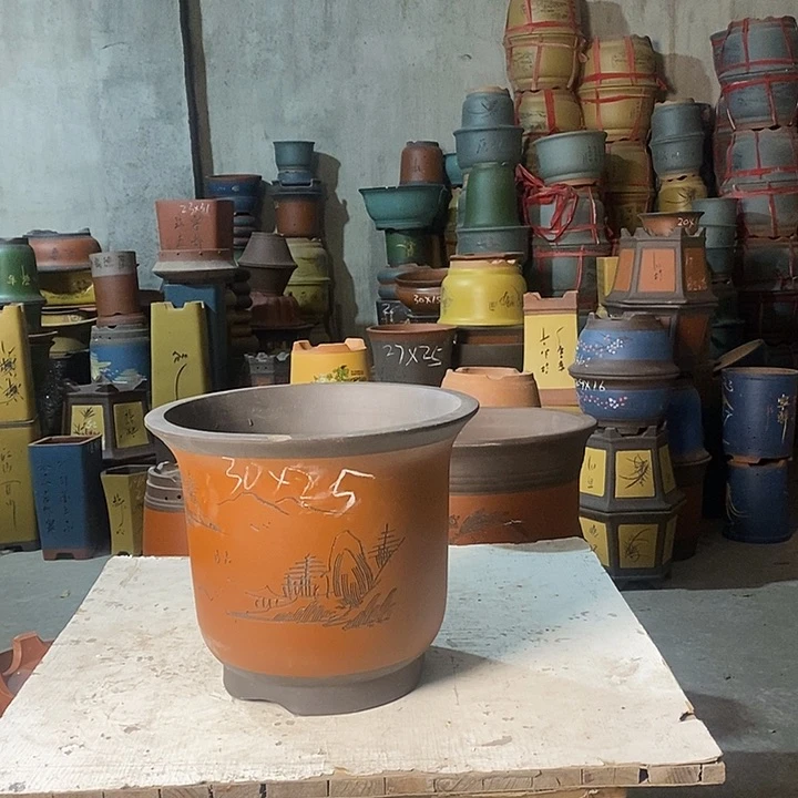 紫砂花盆紫砂花盆盆栽花卉苗木种植