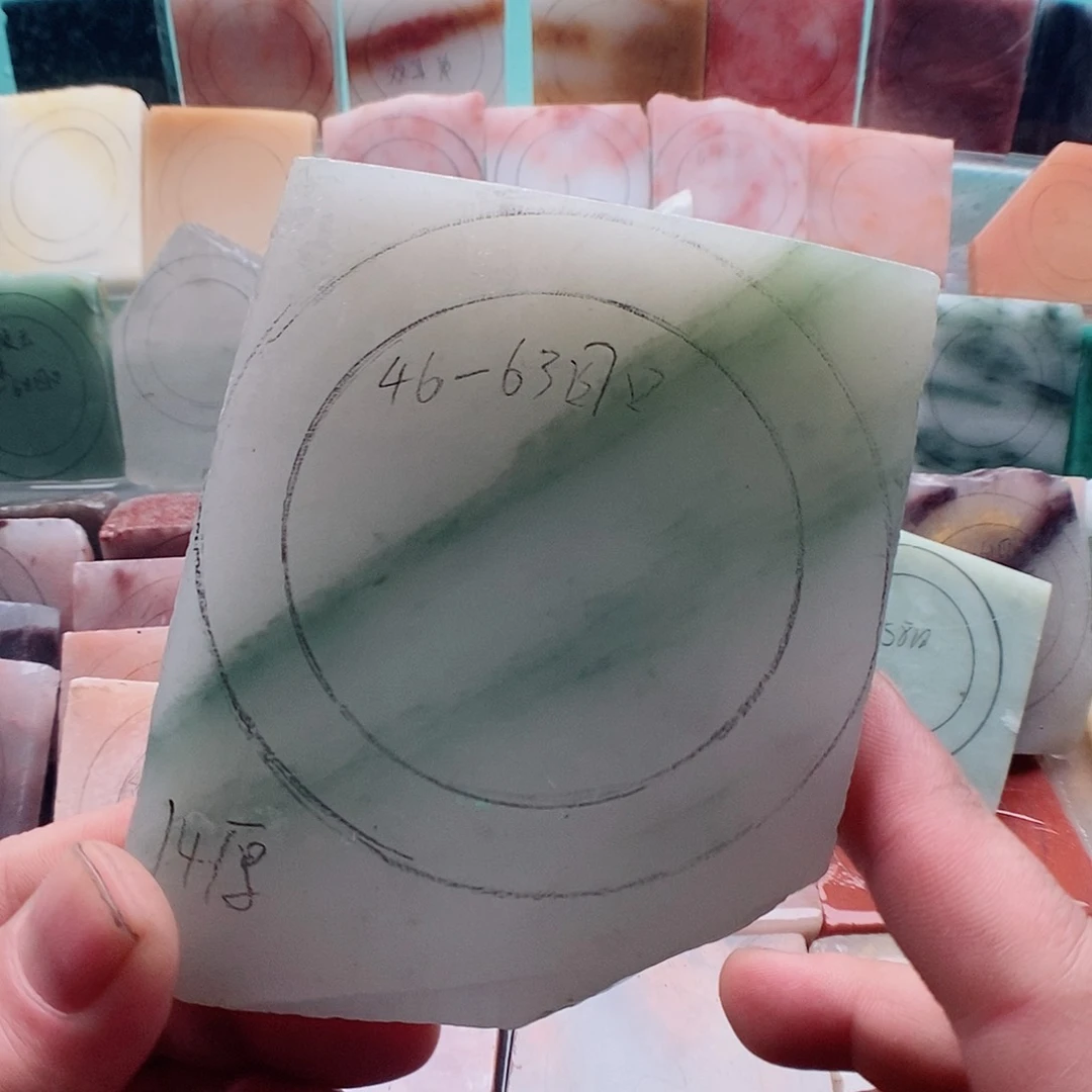 石英质玉（金丝玉）手镯未镶嵌手镯定制