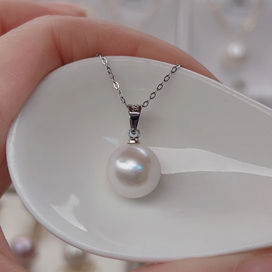 淡水珍珠未镶嵌吊坠(赠链)