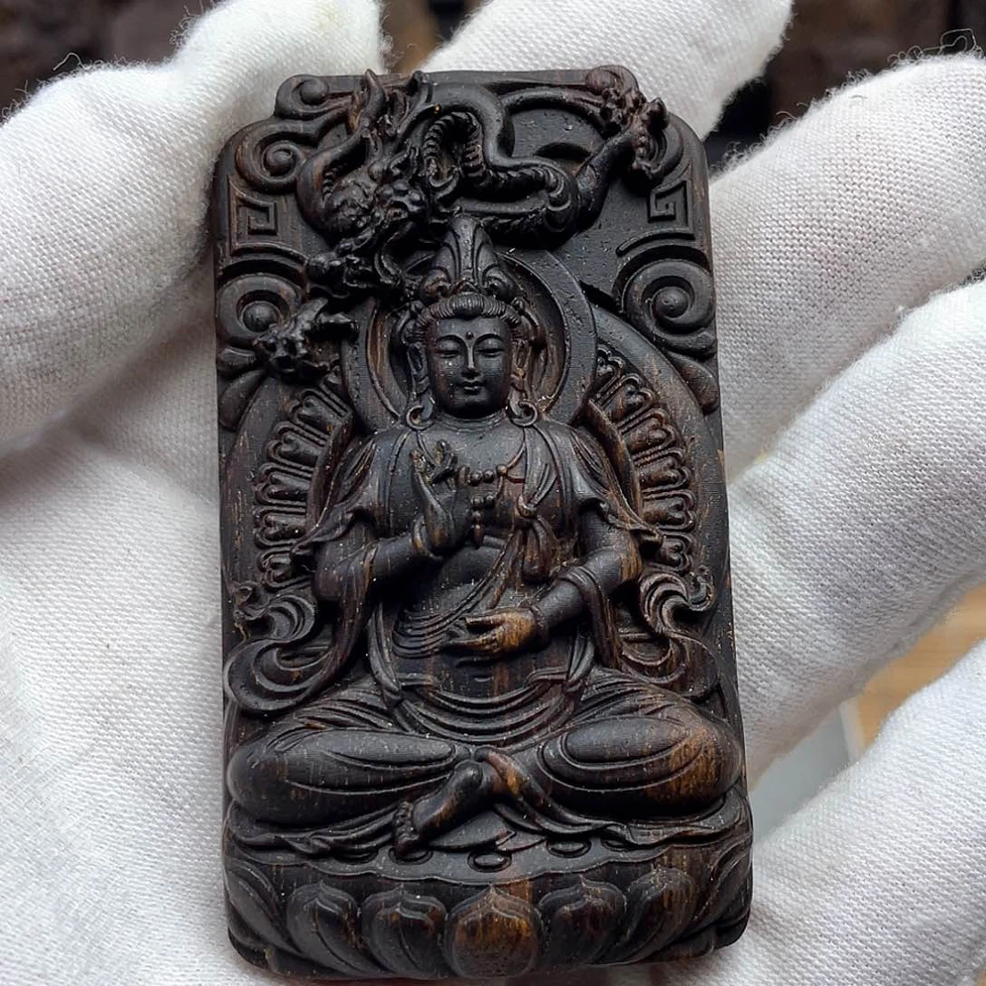 沉香木吊坠妍*芽庄白奇
