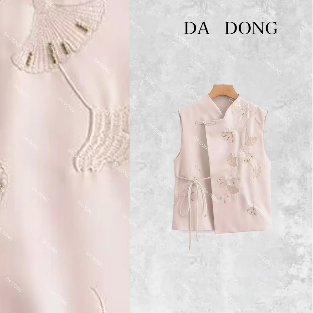 小扇子--新中式国风气质时尚复古中国风高定轻奢宽松休闲流苏马甲