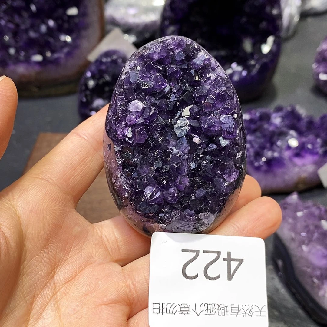 紫晶珠宝半成品未镶嵌