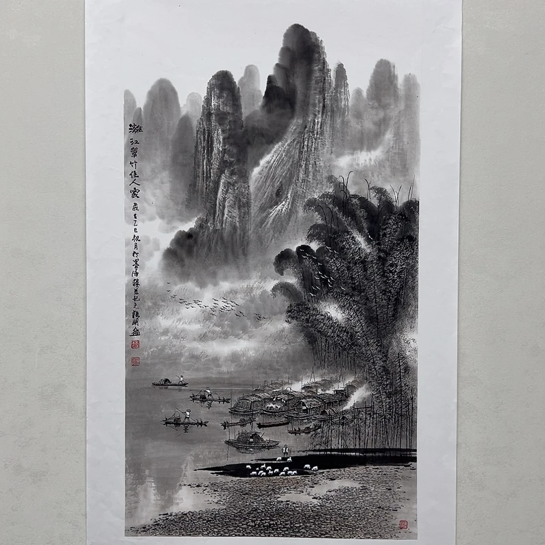 国画莫桂明三尺100*50精品佳作