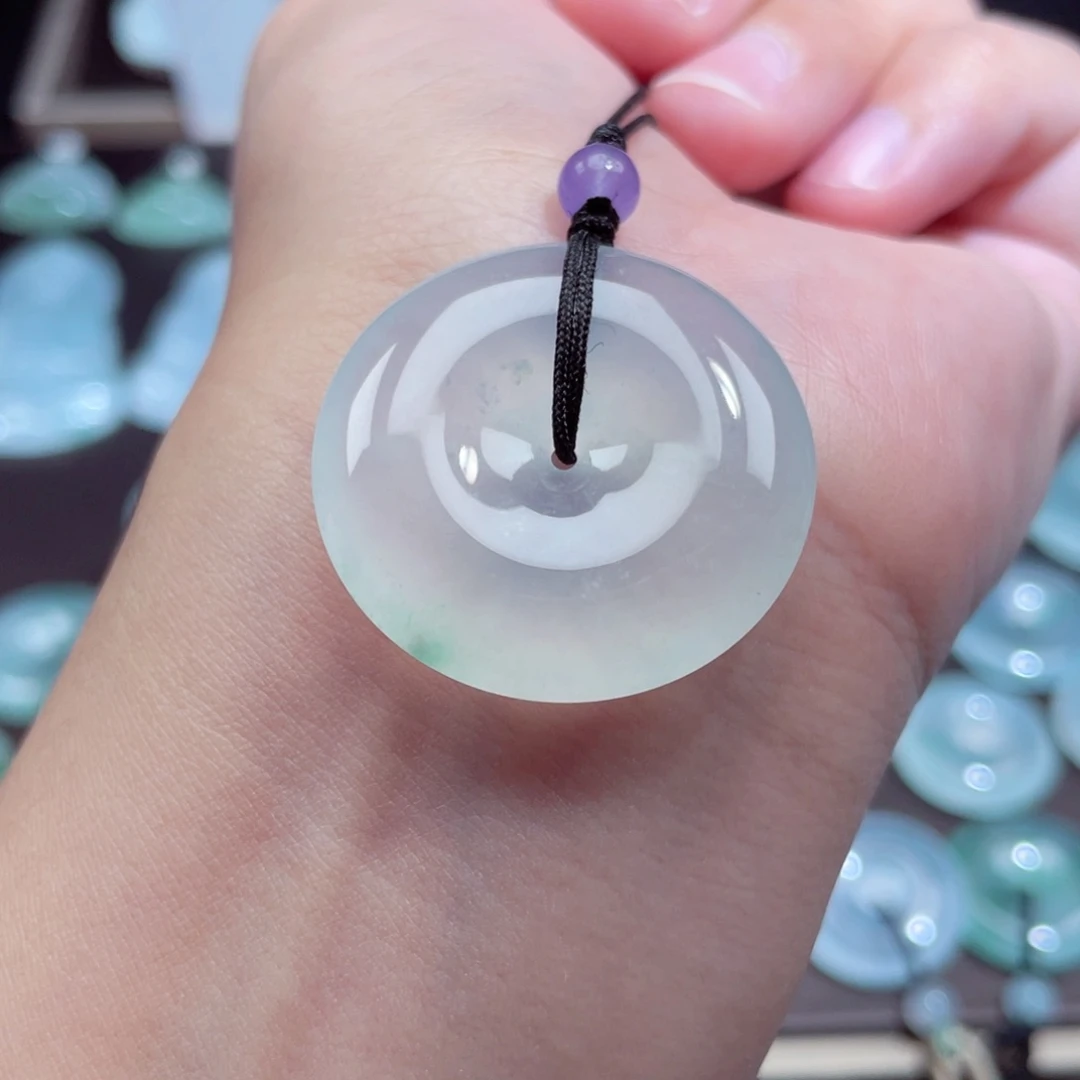 颈饰未镶嵌翡翠扣子