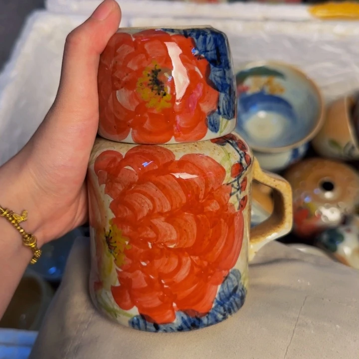 瓷片景德镇陶瓷手工手绘