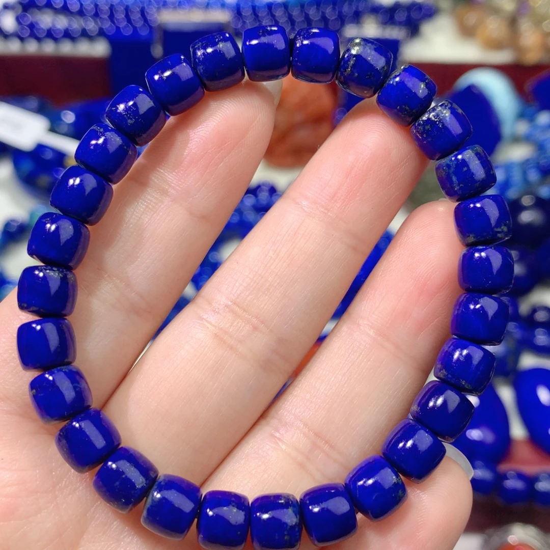 青金石未镶嵌7m直切手链