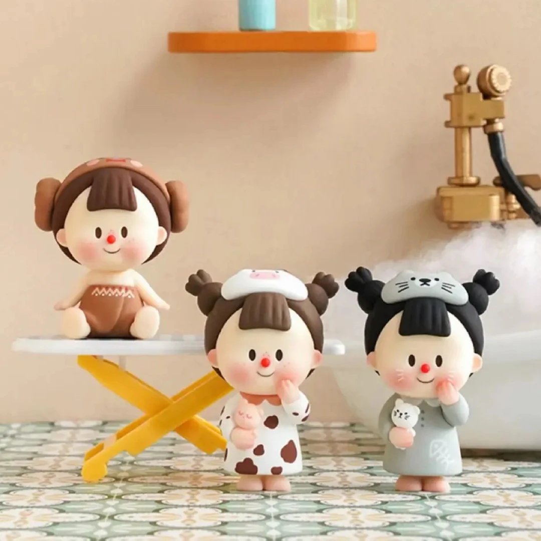 【逸黑拆盒】多多妹睡前三部曲系列萌粒潮玩盲盒可爱摆件
