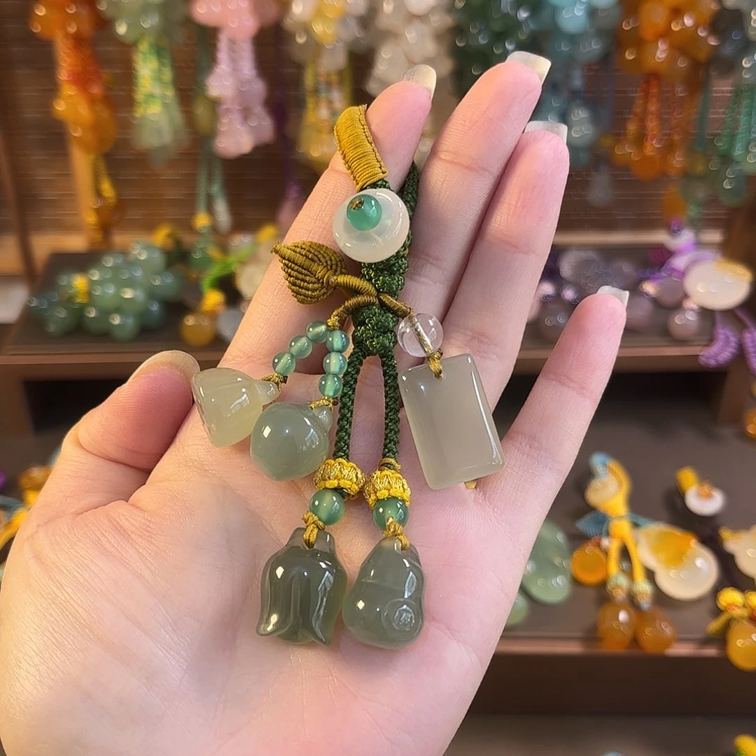 玛瑙/玉髓未镶嵌车挂