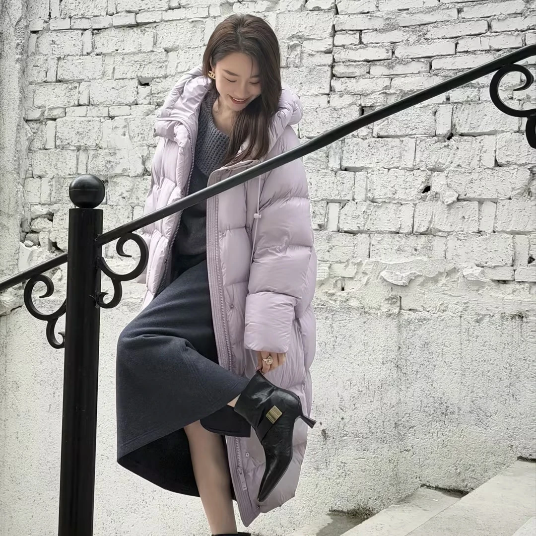 HELA AOMI “可溯源.热气球”90白鸭绒长款羽绒服CY5DM70935