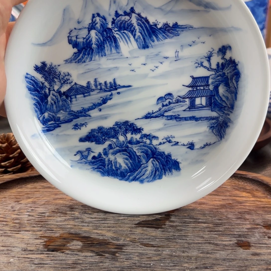 瓷片景德镇手绘青花茶器189
