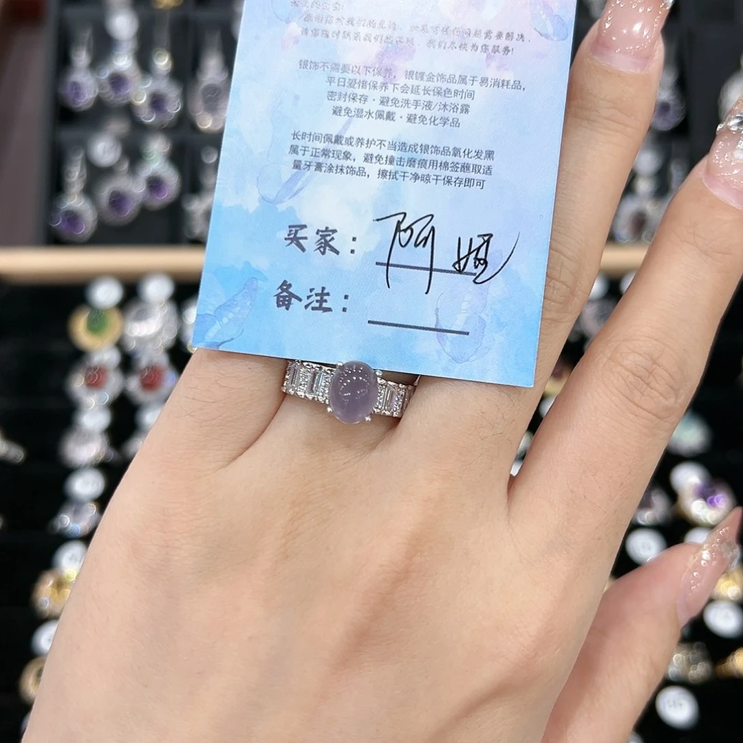 黄晶戒指银S925镶嵌戒指