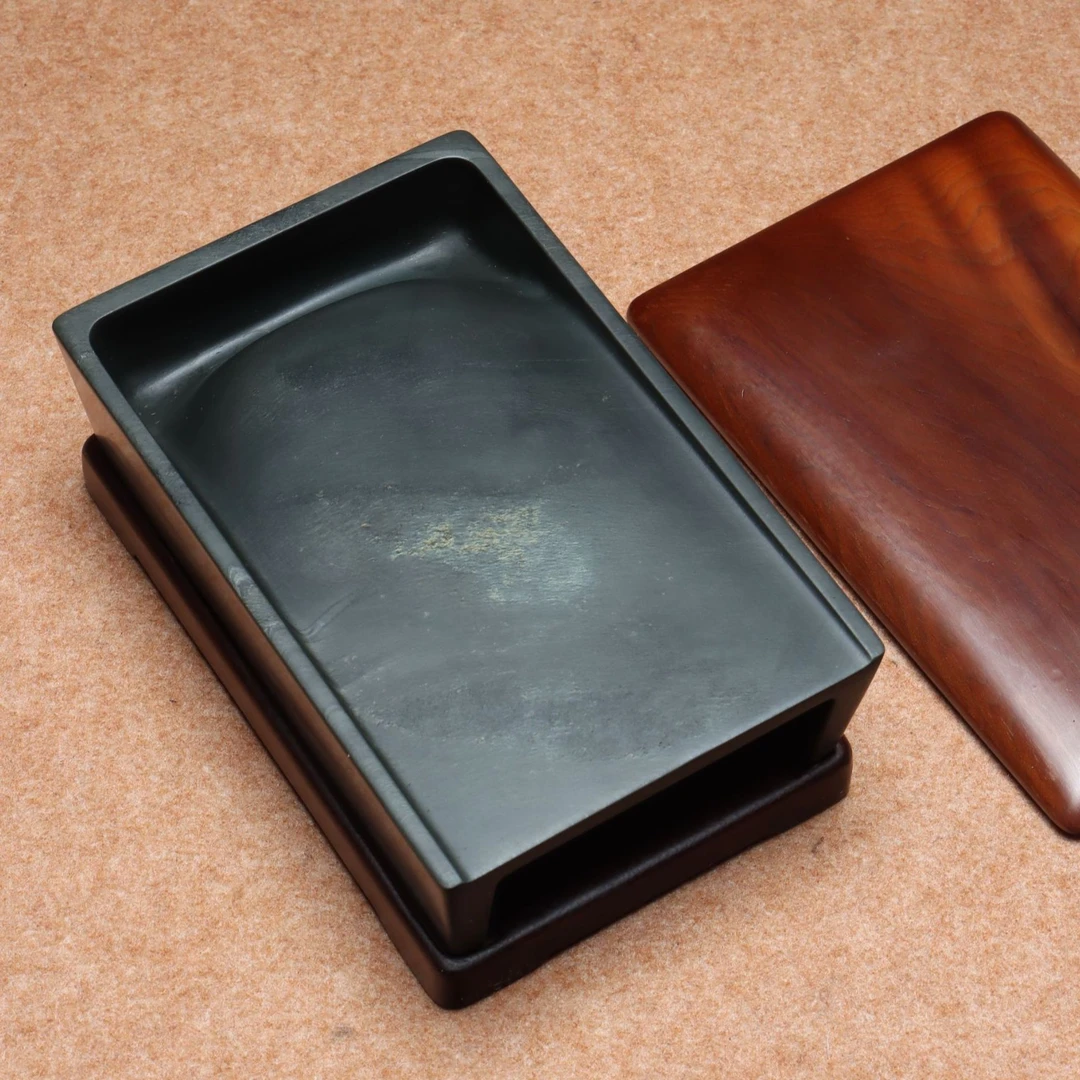 眉子坑眉纹抄手砚