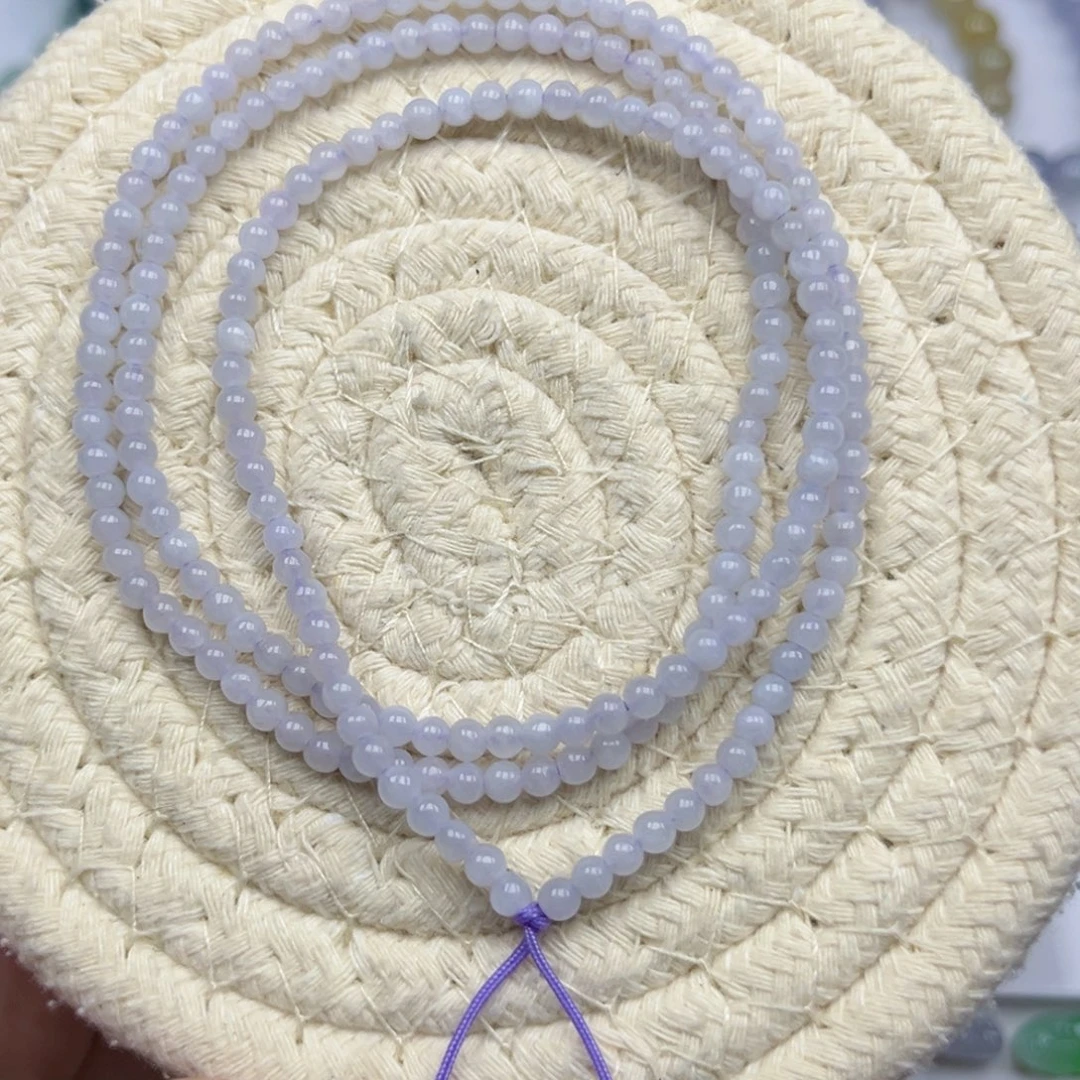 翡翠未镶嵌手链天然翡翠a货小米珠