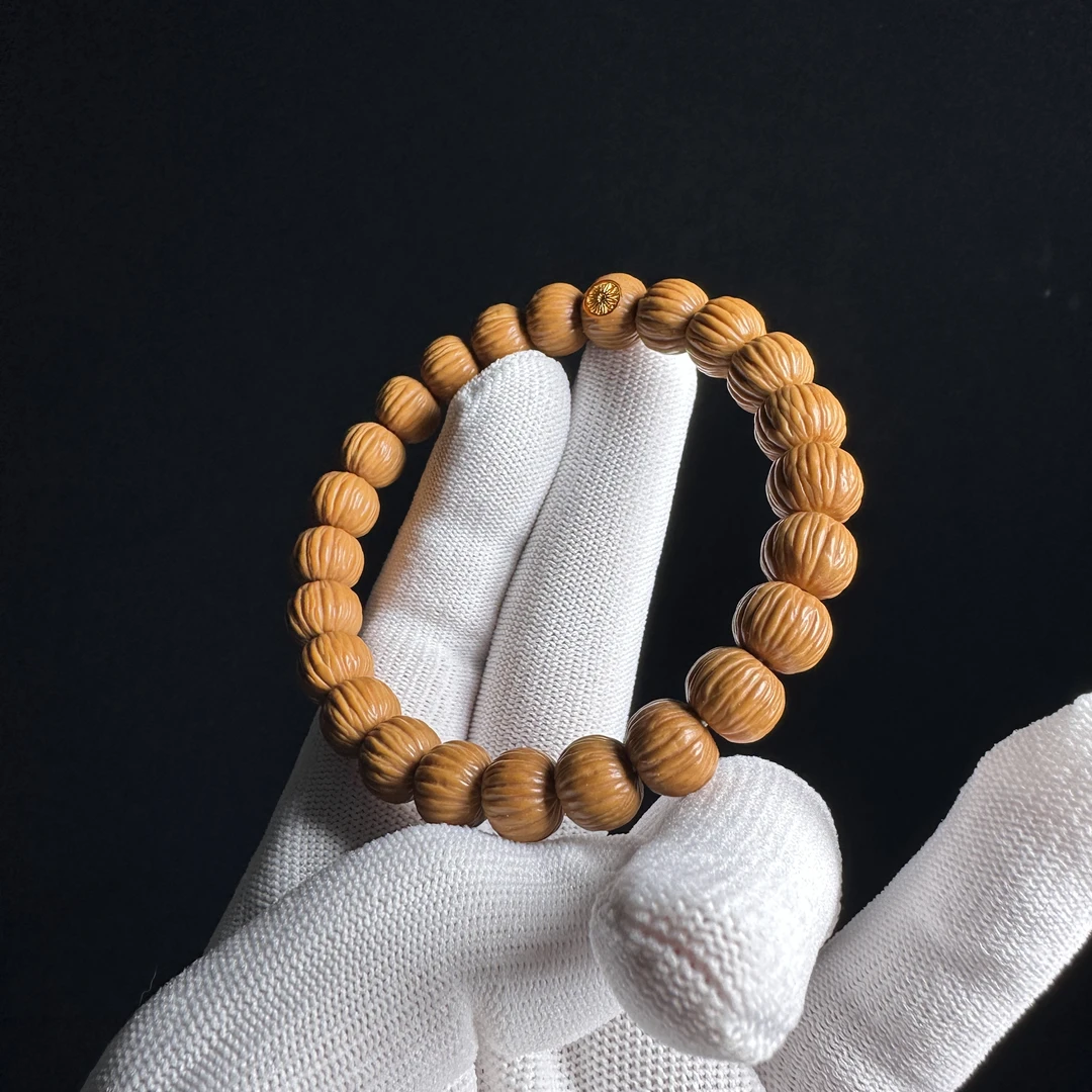 锦程出品-（精修911）毕业级土豪南瓜全品猴头核桃手串尺寸10-11