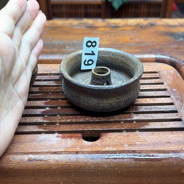 纯手工制作粗陶茶具