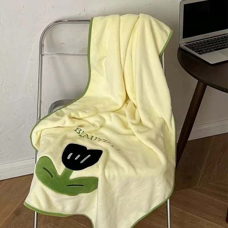 冀阳新款珊瑚绒浴裙ins风高颜值可裹速干吸水学生宿舍洗澡浴巾女