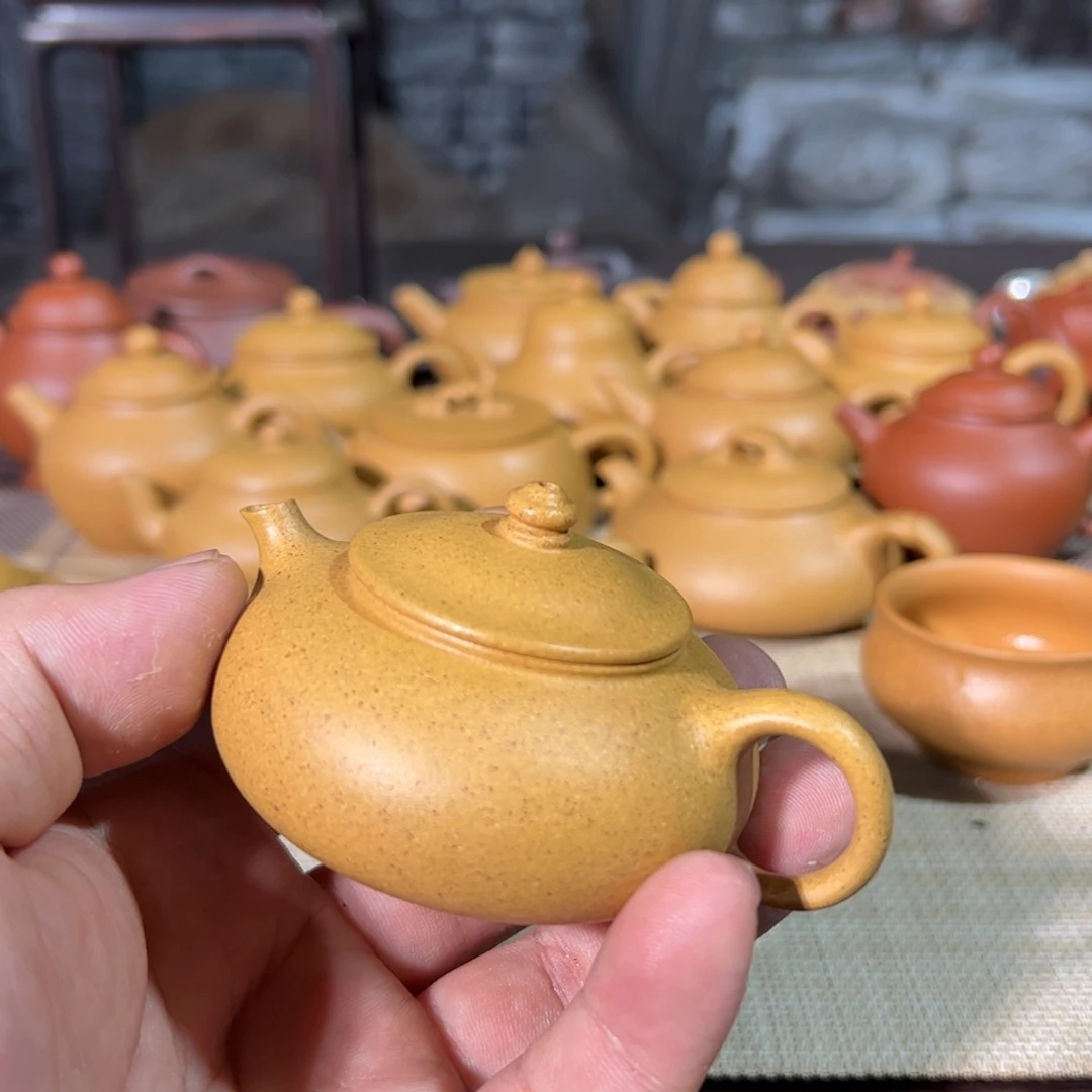 寒***江紫砂茶壶全手制作