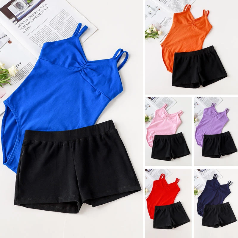 儿童学生舞蹈服女童练功服幼儿夏季少儿芭蕾舞服演出中国舞体操服