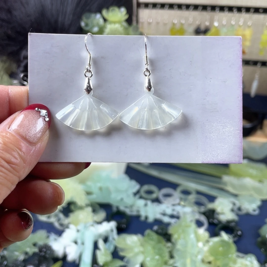 蛇纹石玉发饰未镶嵌顺**水