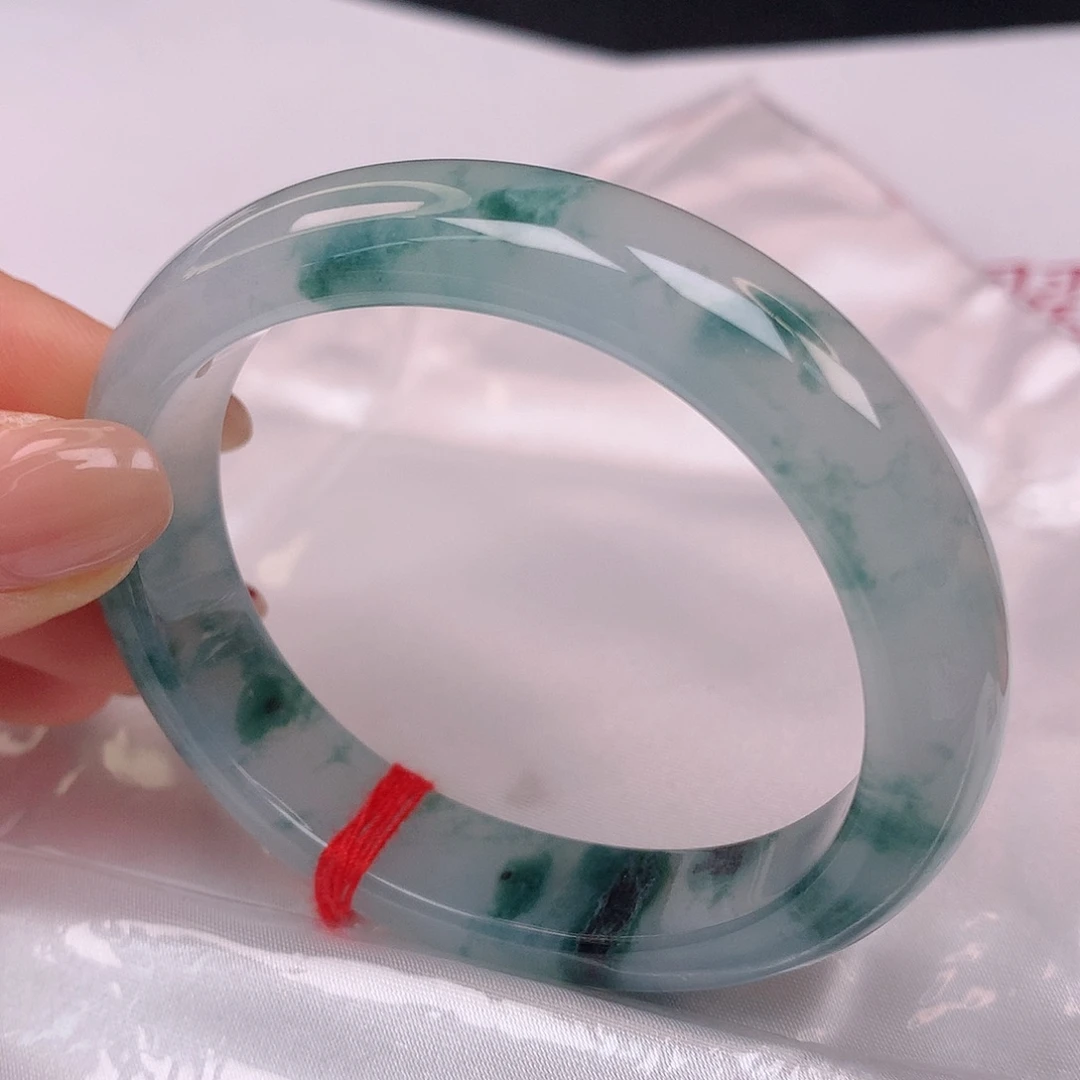 【闪购商品】翡翠手镯未镶嵌小**儿02 55贵妃手镯