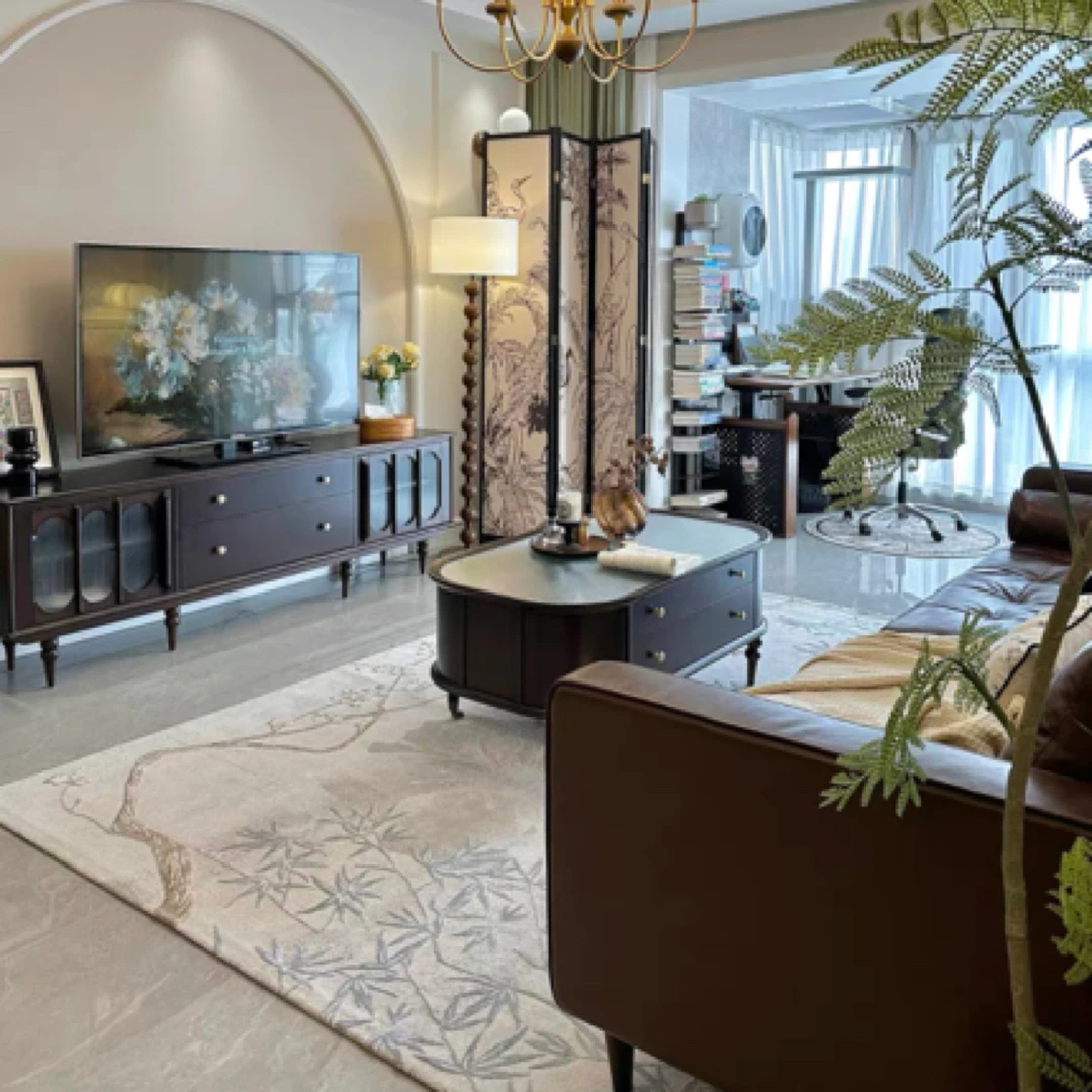 新中式高端地毯 丹华01 梅竹双清