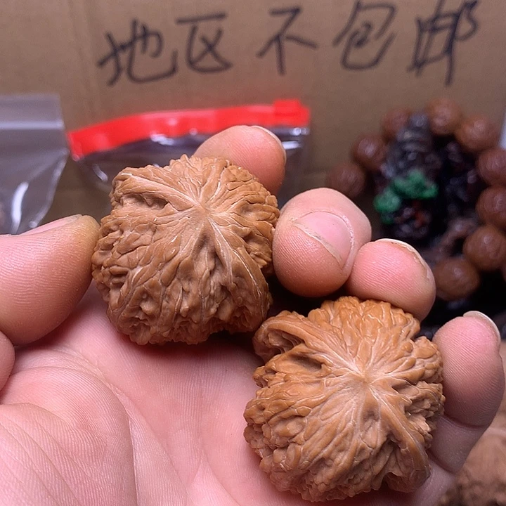 核桃自家麻核桃磨盘不打药