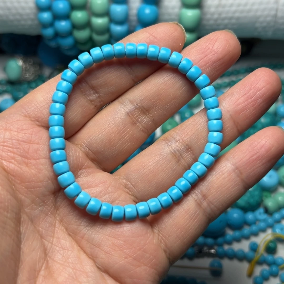 卡5+蓝直切手串手链