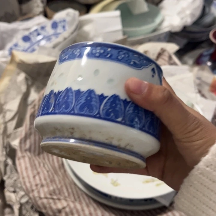 瓷片彩*虹景德镇陶瓷一个