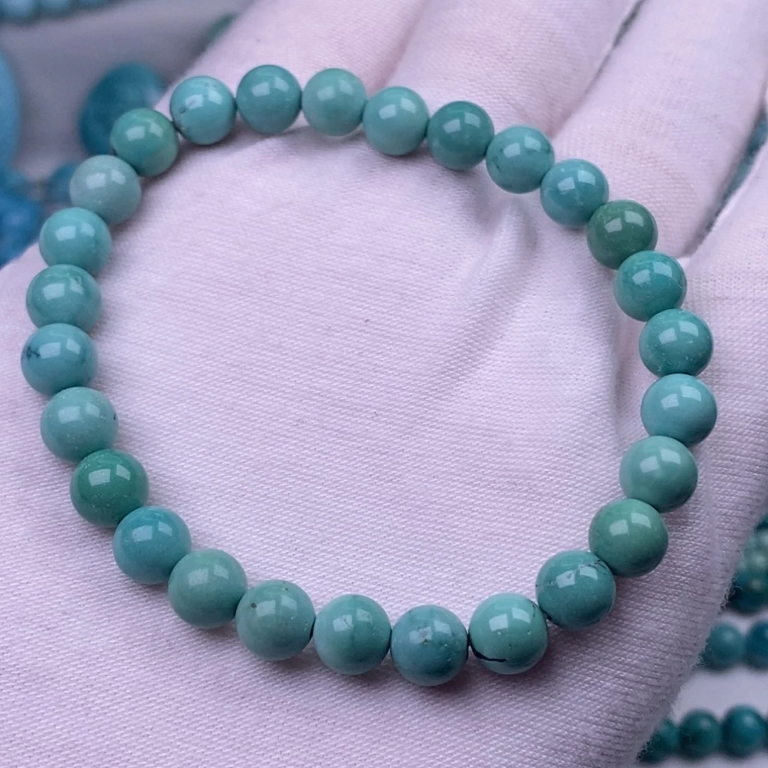 绿松石未镶嵌珠宝奇石7.3mm